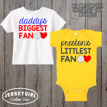 Little Cousin Biggest Fan Volleyball Shirt