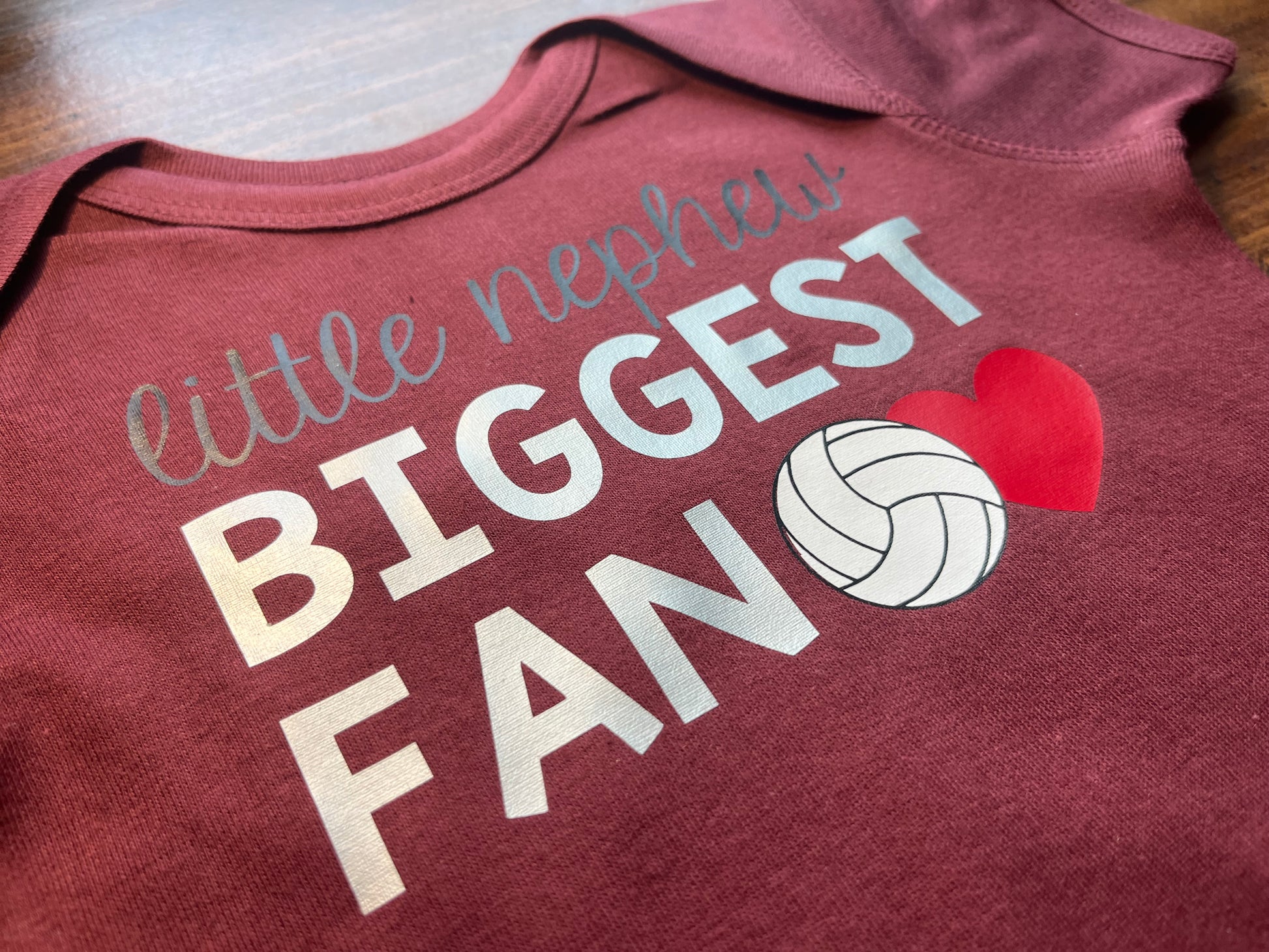 little cousin biggest fan volleyball shirt