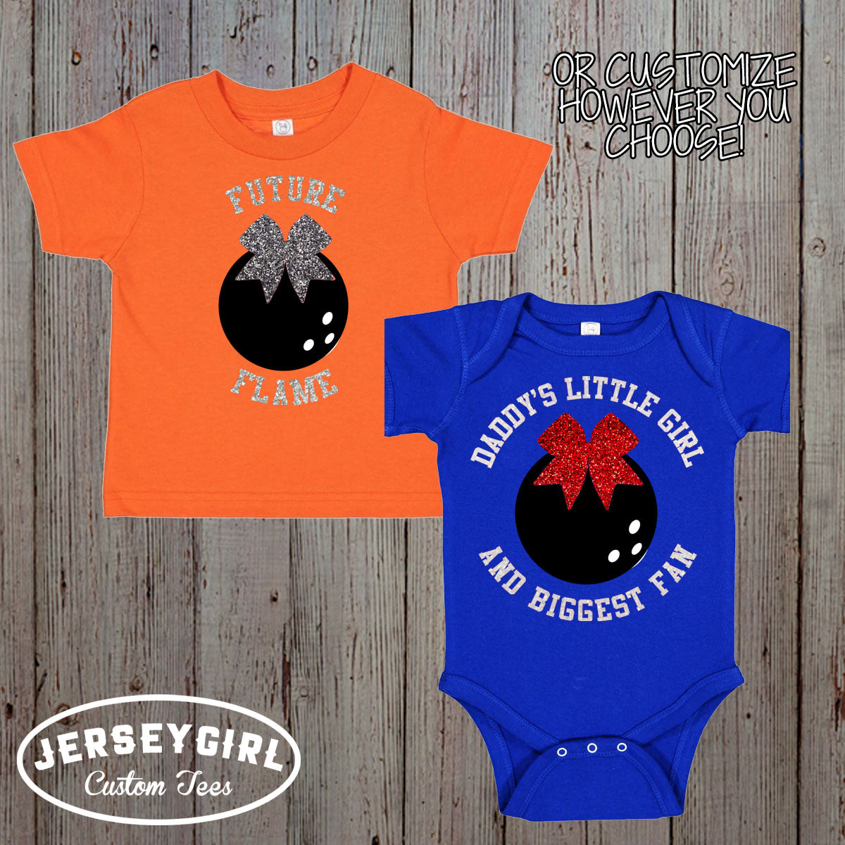 little sister biggest fan bowling bodysuit