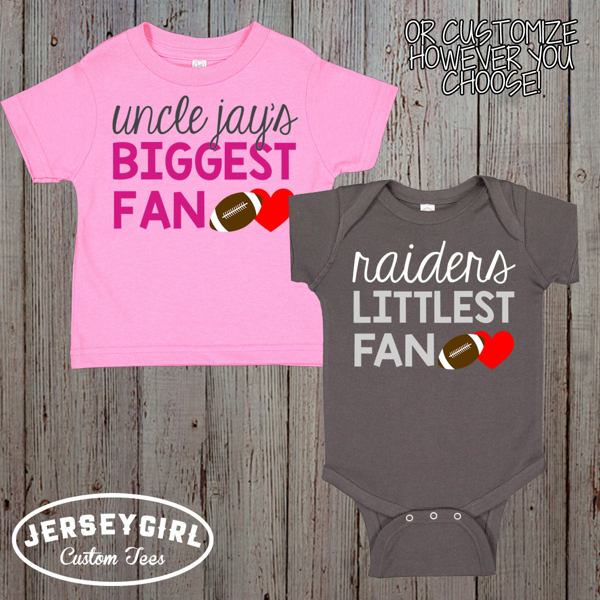 little sister biggest fan football shirt