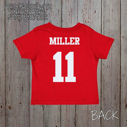 little sister biggest fan soccer shirt