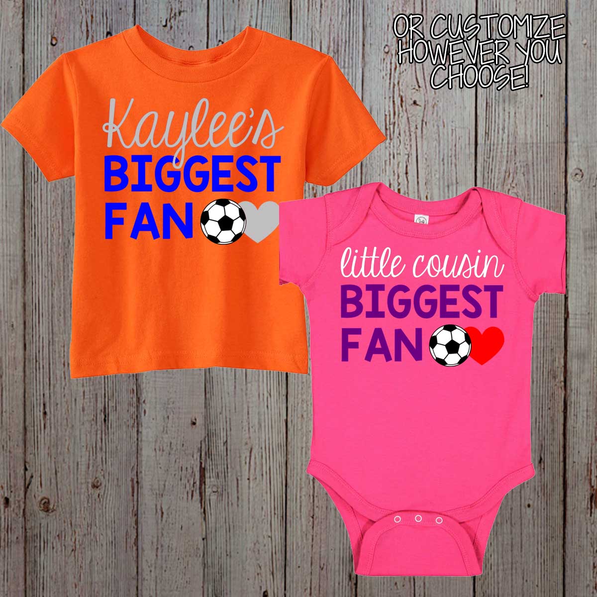little sister biggest fan soccer shirt