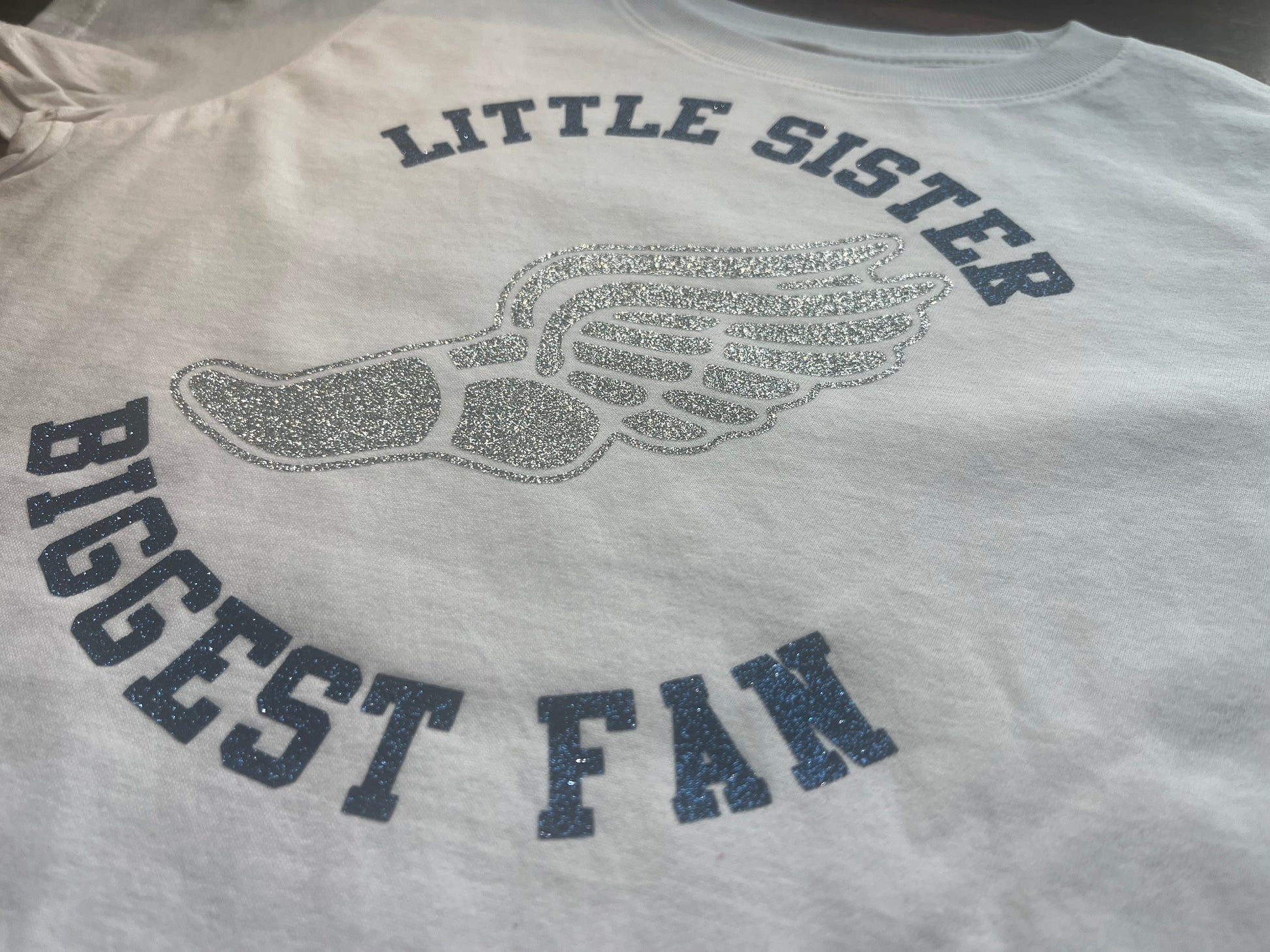 little sister biggest fan track shirt