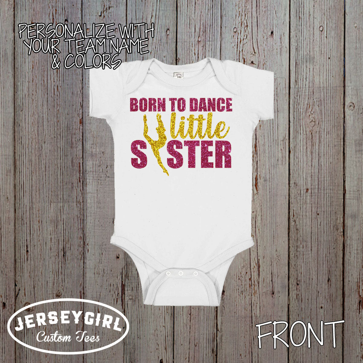 custom dance little sister shirt