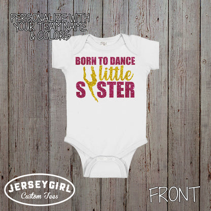 custom dance little sister shirt