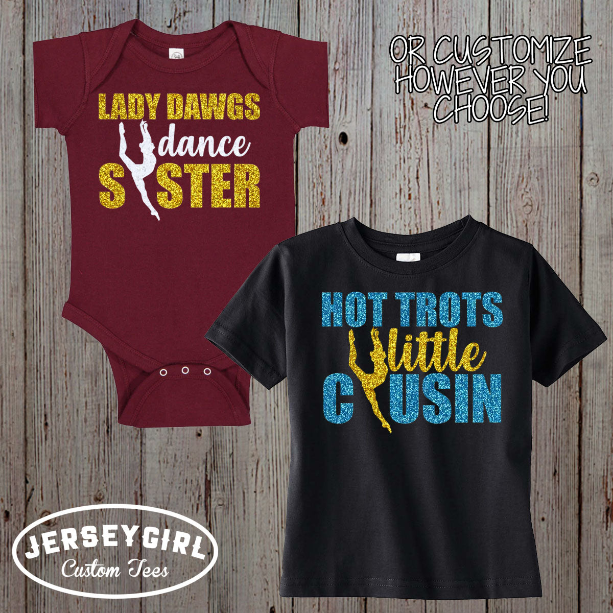 custom dance little sister shirt