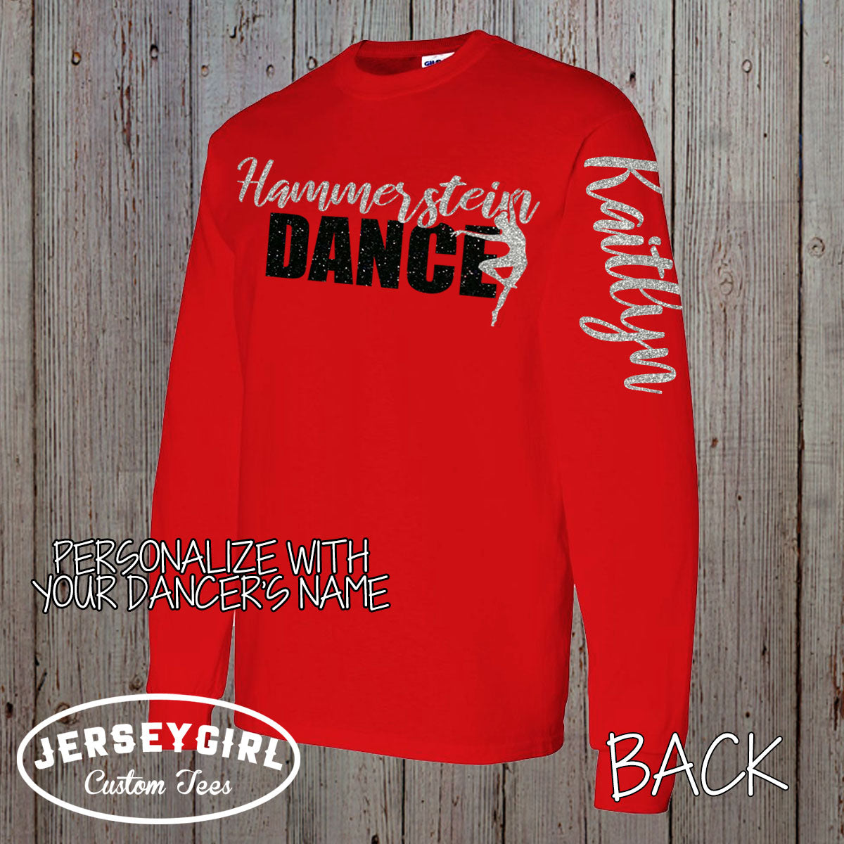 custom long-sleeve dance shirt