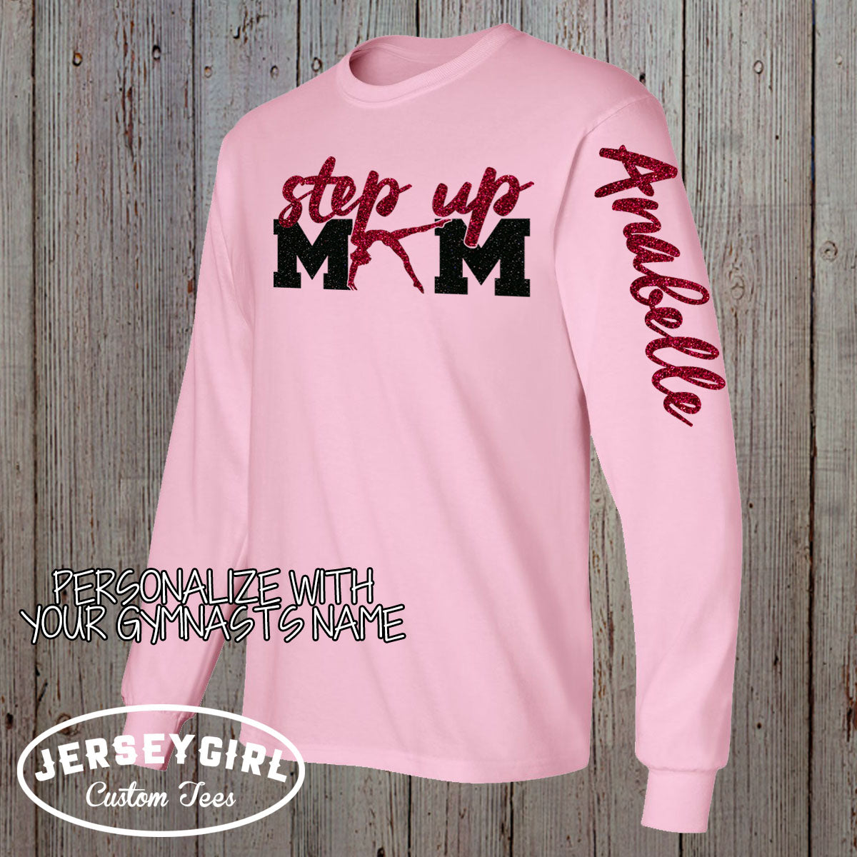 long sleeve gymnastics mom shirt