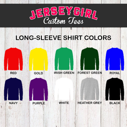 Custom Long Sleeve Cheer Shirt