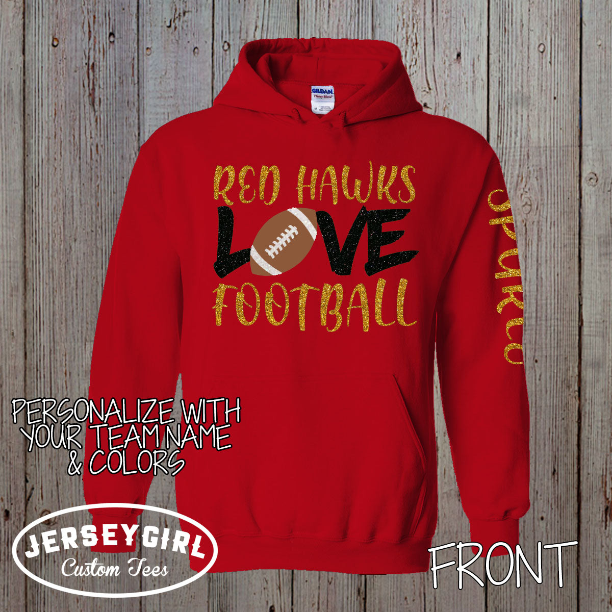 love football sweatshirt