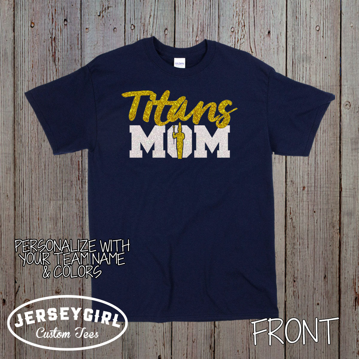 glitter marching band mom shirt
