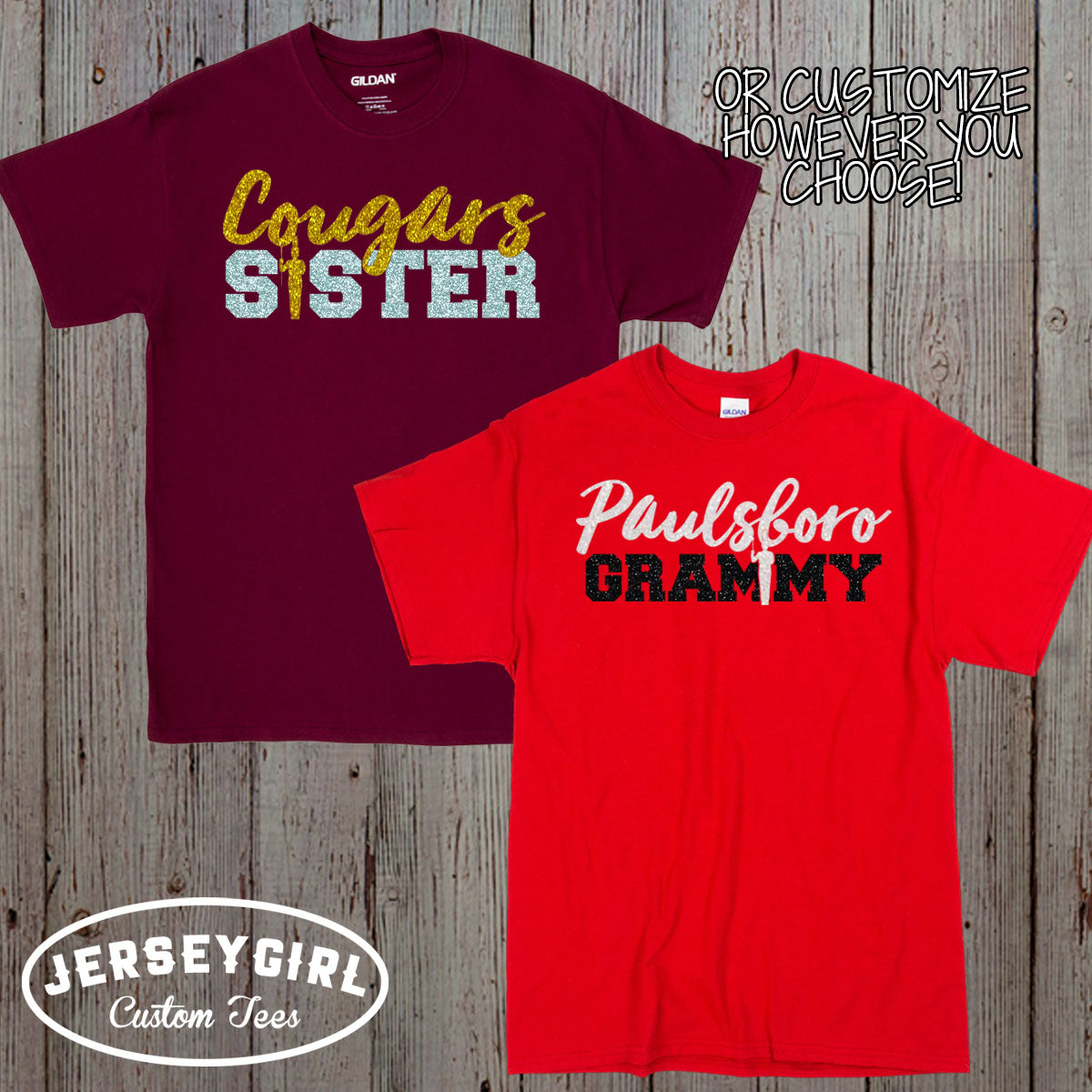 glitter marching band mom shirt