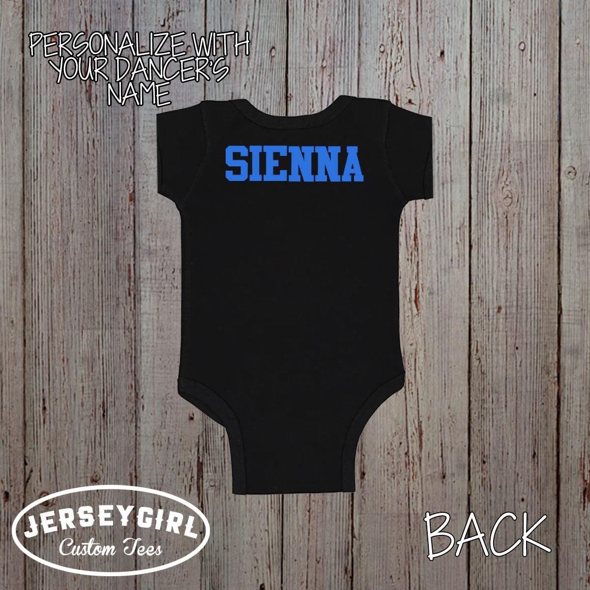 custom mommy's biggest fan dance bodysuit