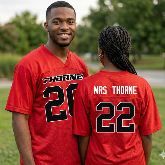 mr and mrs football jerseys