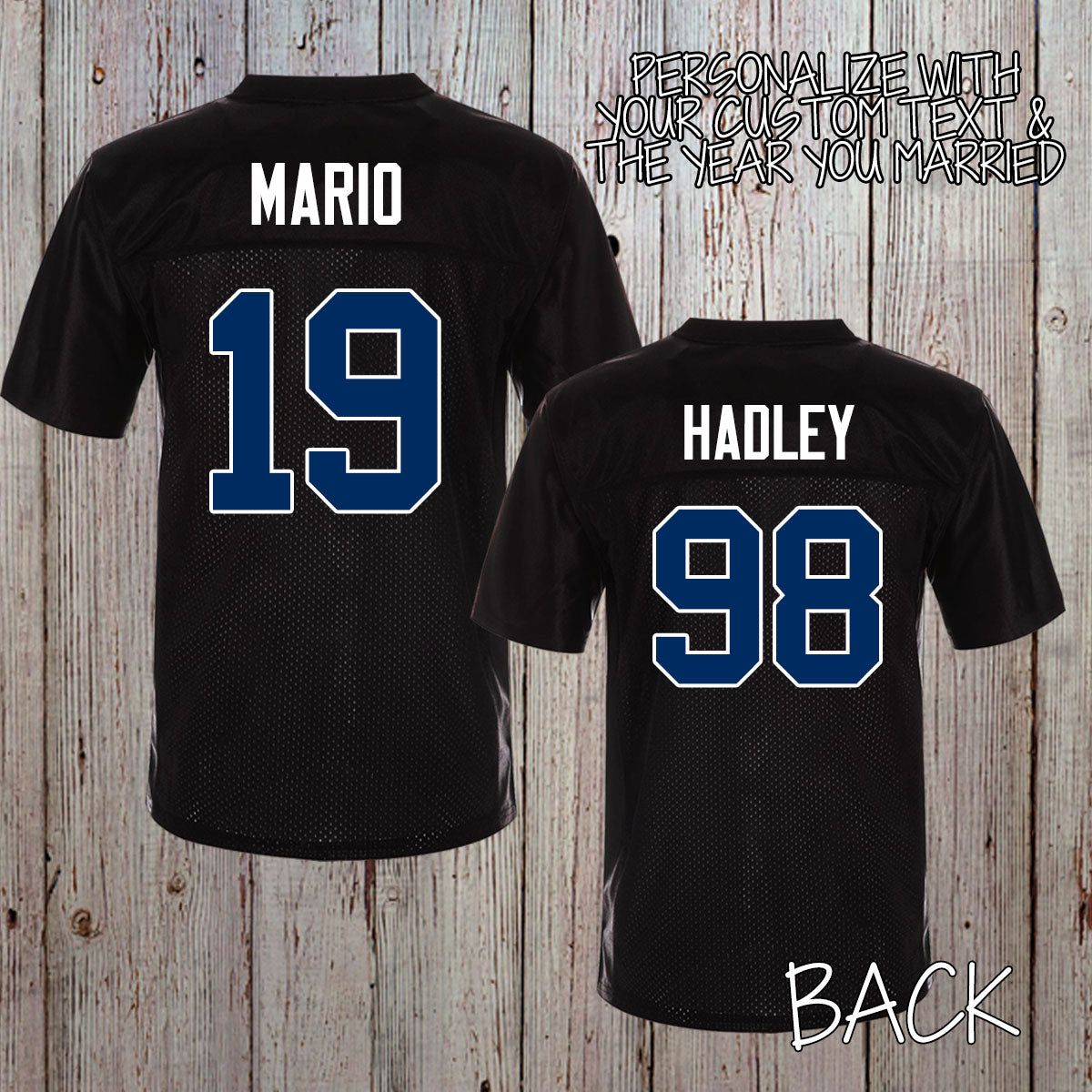 mr and mrs football jerseys