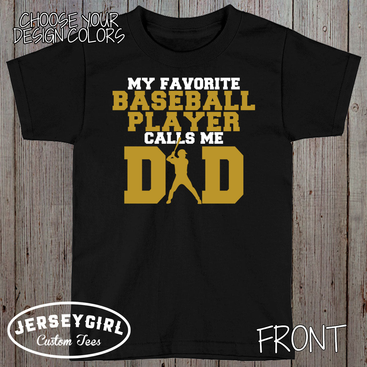 my favorite baseball player calls me dad shirt