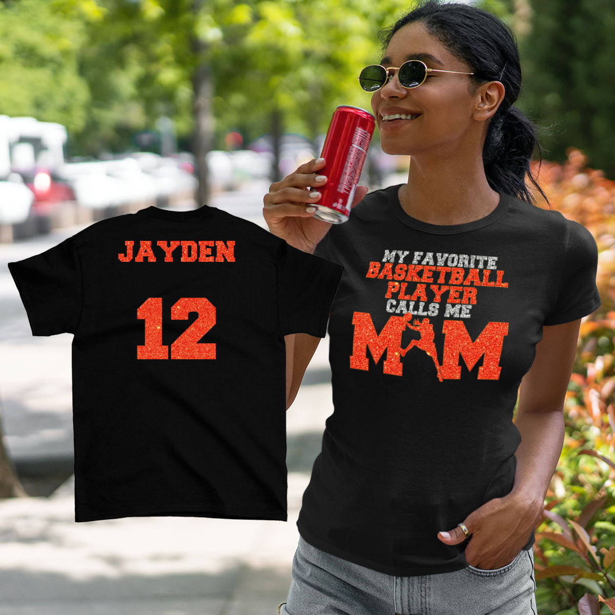 my favorite basketball player calls me mom shirt