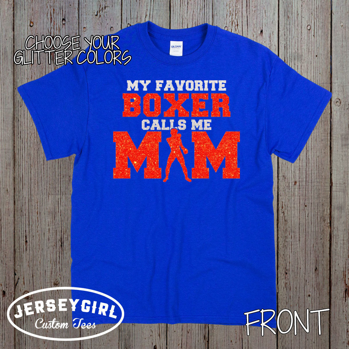 my favorite boxer calls me mom shirt