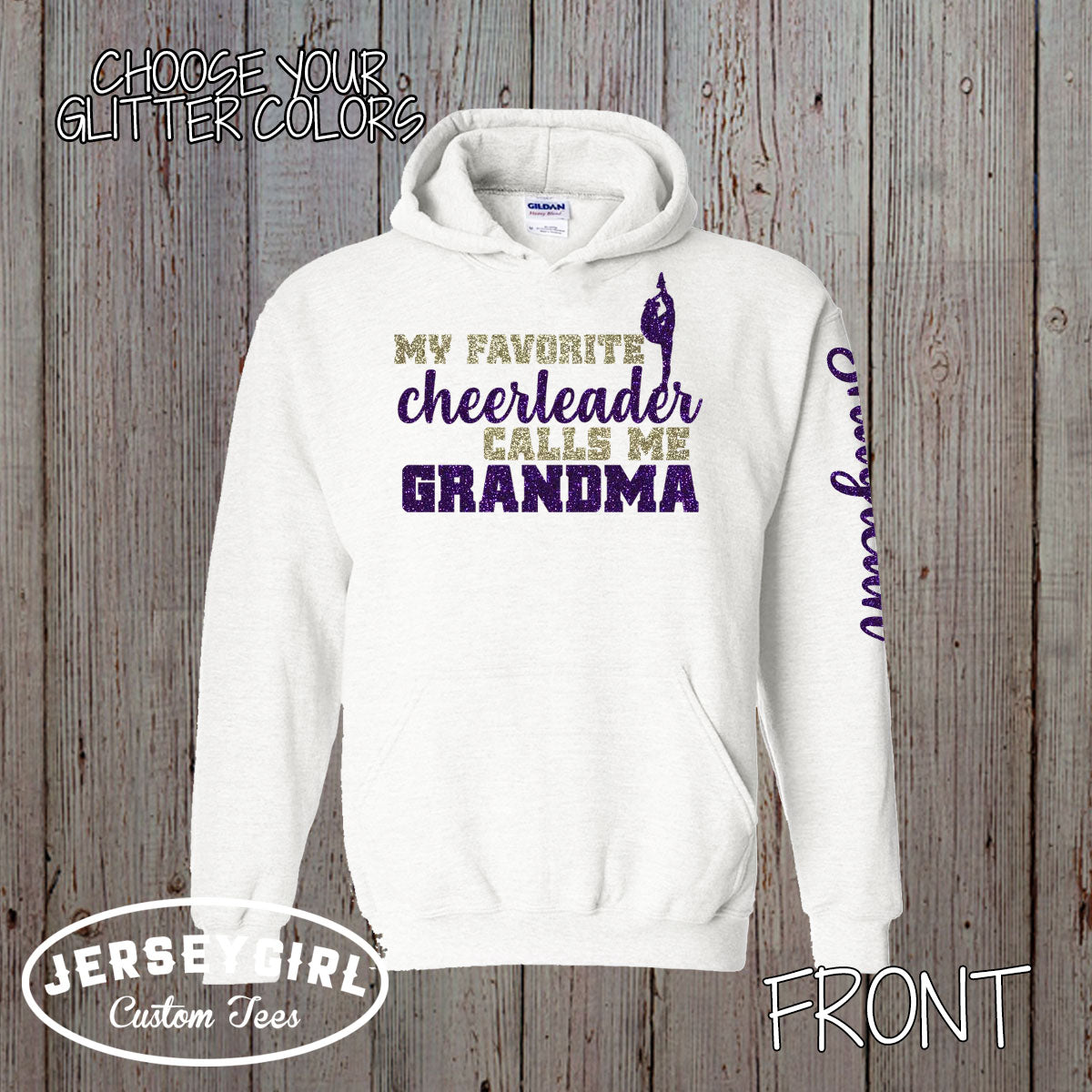 My Favorite Cheerleader Calls Me Grandma sweatshirt