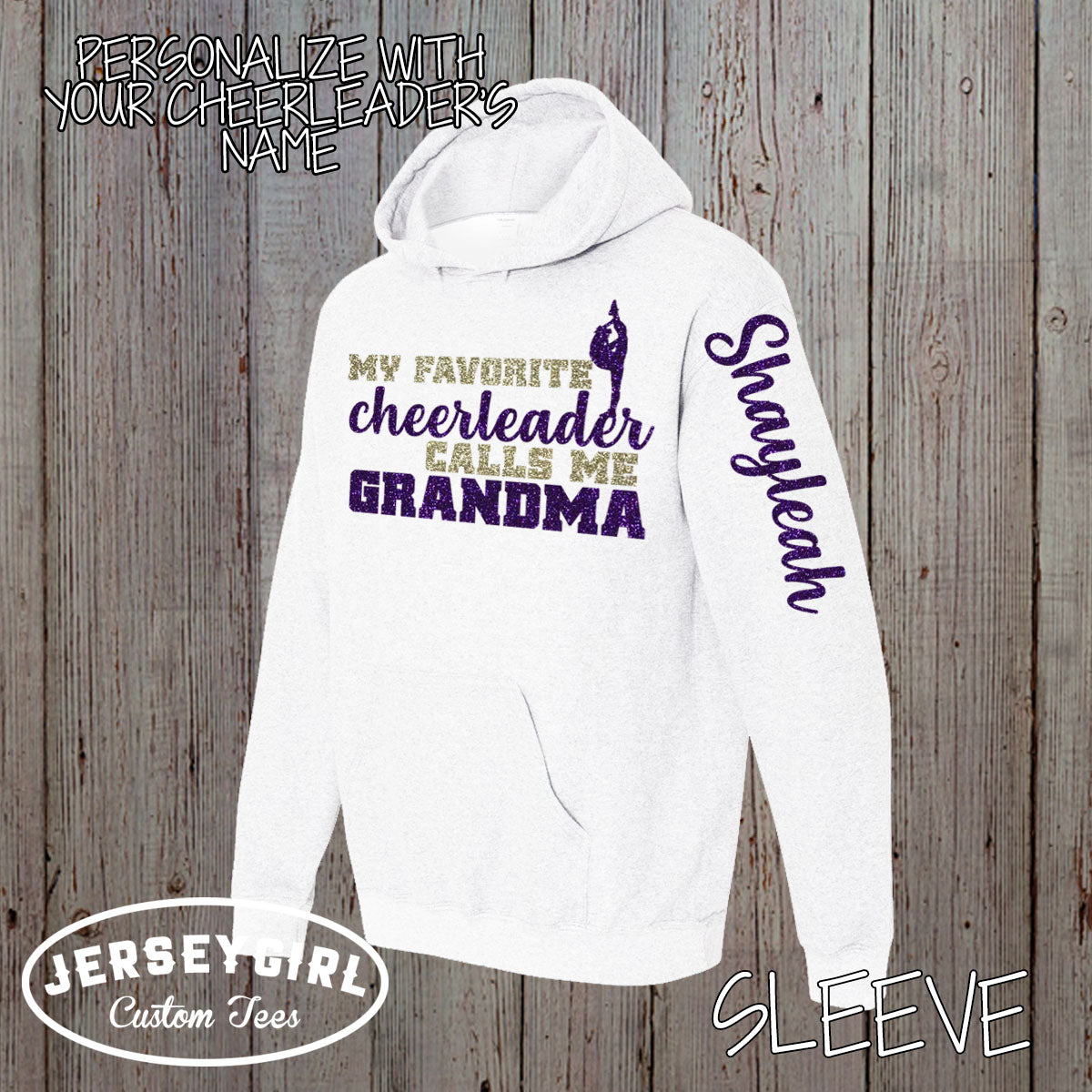 My Favorite Cheerleader Calls Me Grandma sweatshirt