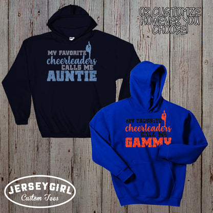 My Favorite Cheerleader Calls Me Grandma sweatshirt