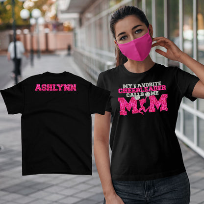 my favorite cheerleader calls me mom shirt