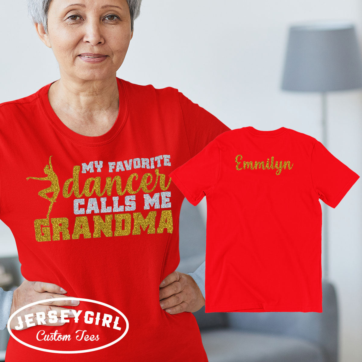 my favorite dancer calls me grandma shirt