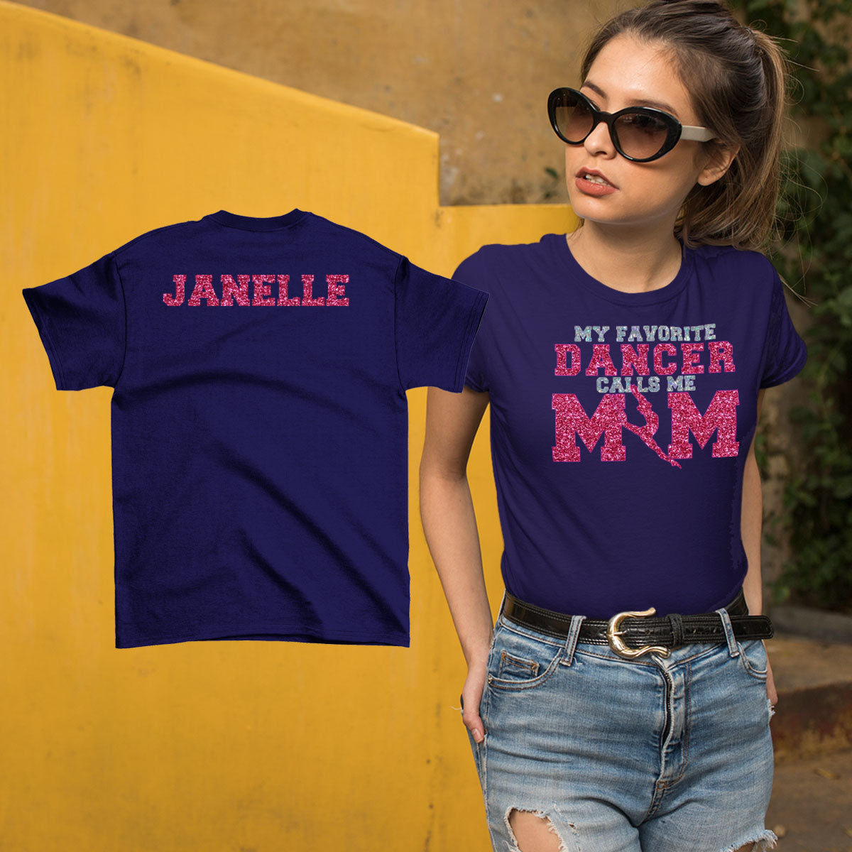 my favorite dancer calls me mom shirt