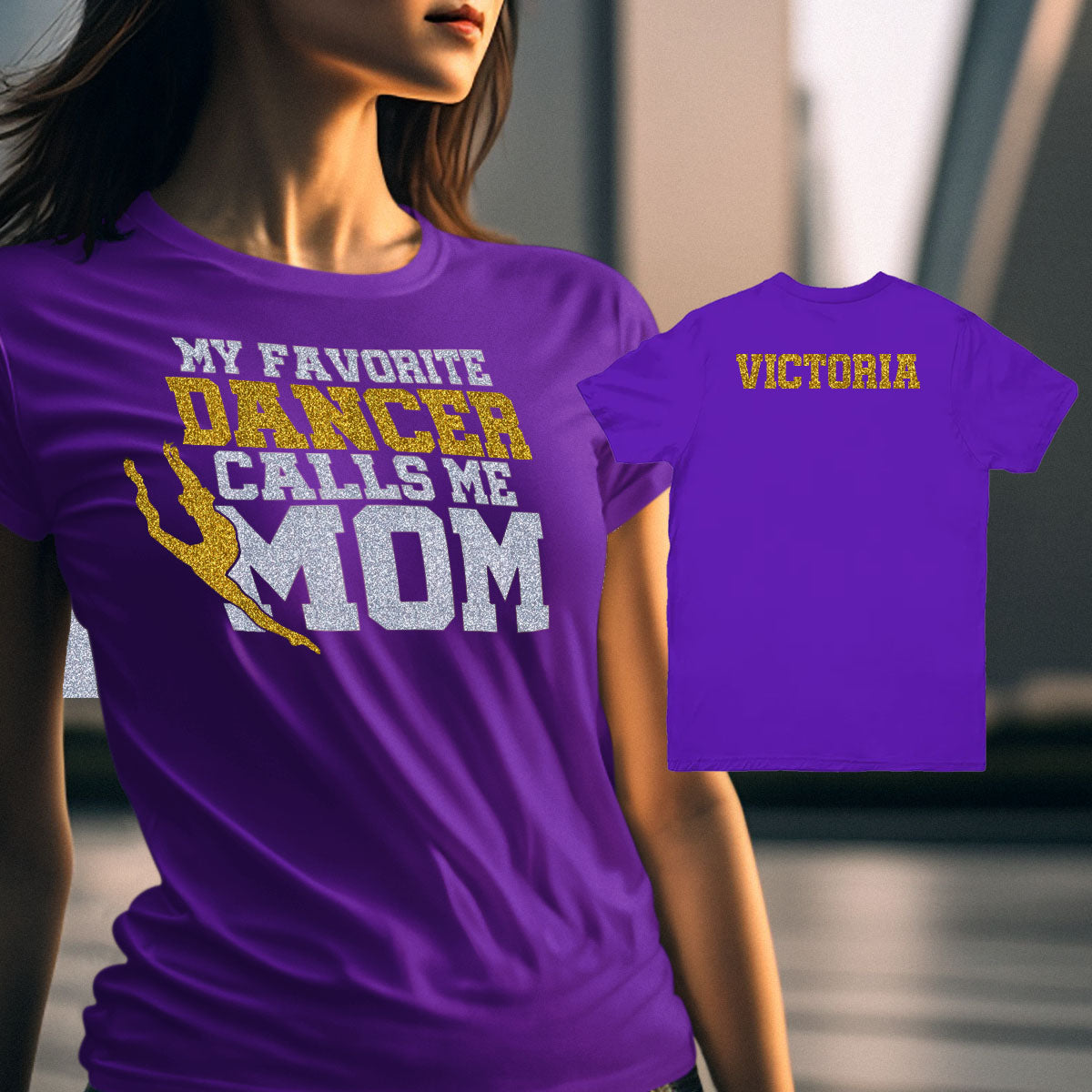 my favorite dancer calls me mom shirt