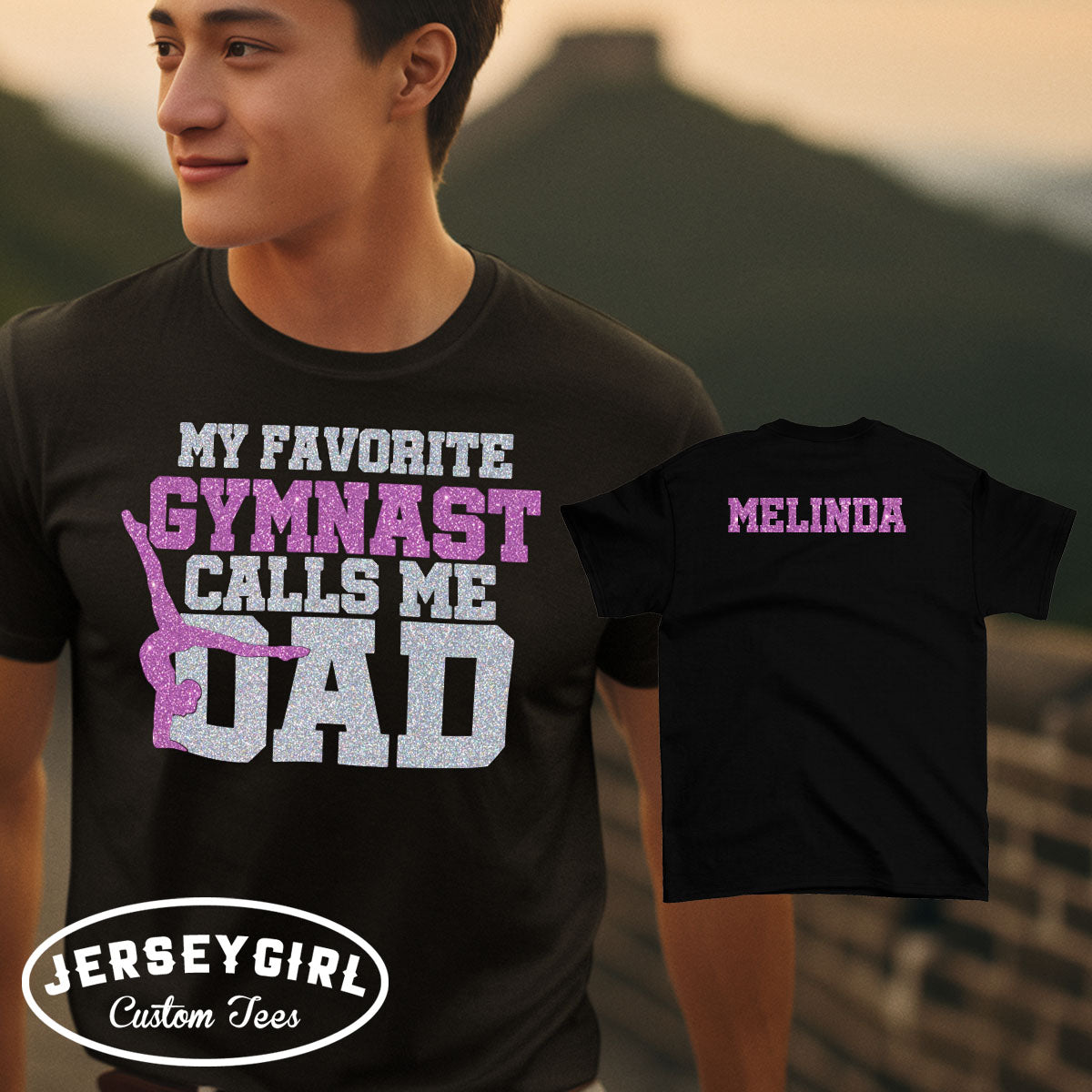 My Favorite Gymnast Calls Me Dad shirt