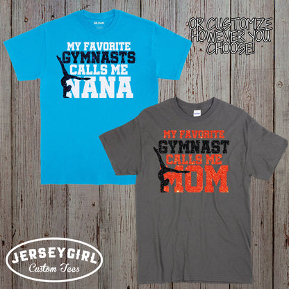 My Favorite Gymnast Calls Me Dad shirt