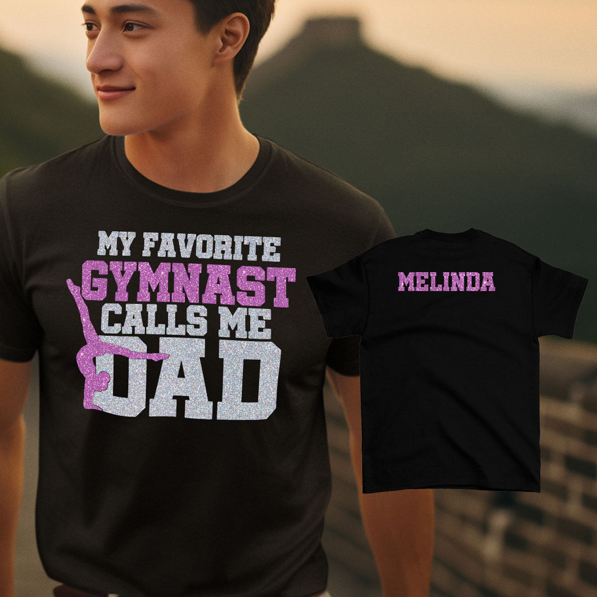My Favorite Gymnast Calls Me Dad shirt