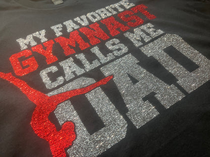 My Favorite Gymnast Calls Me Dad shirt 