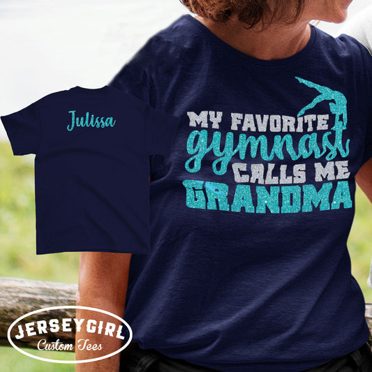 My Favorite Gymnast Calls Me Grandma shirt