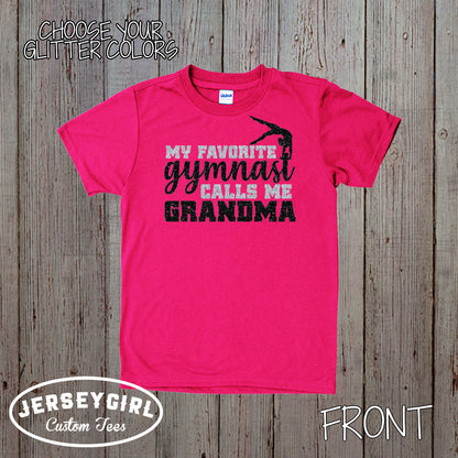 My Favorite Gymnast Calls Me Grandma shirt