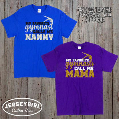 My Favorite Gymnast Calls Me Grandma shirt