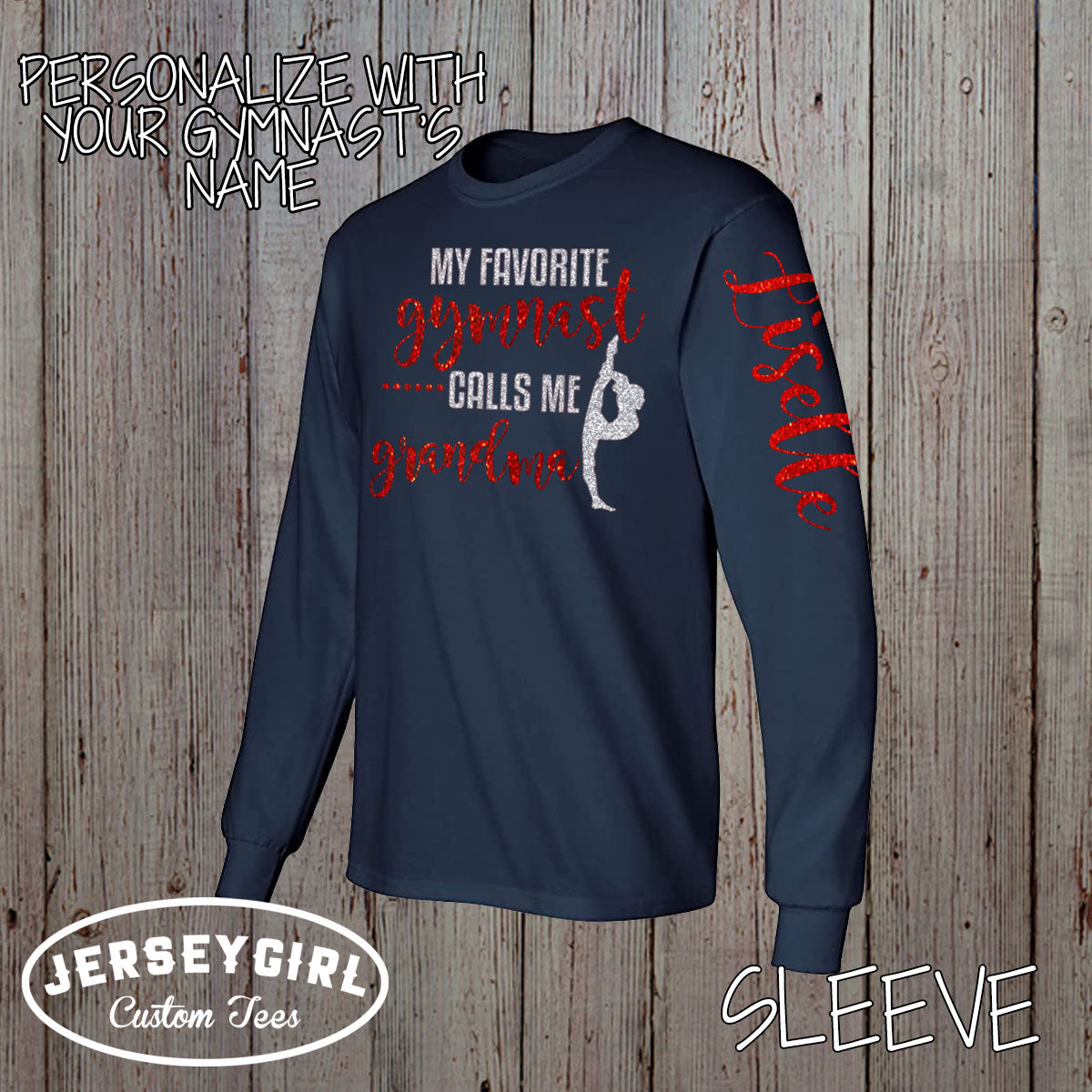 my favorite gymnast calls me mom long sleeve shirt