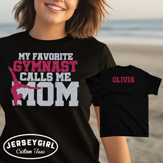 My Favorite Gymnast Calls Me Mom shirt