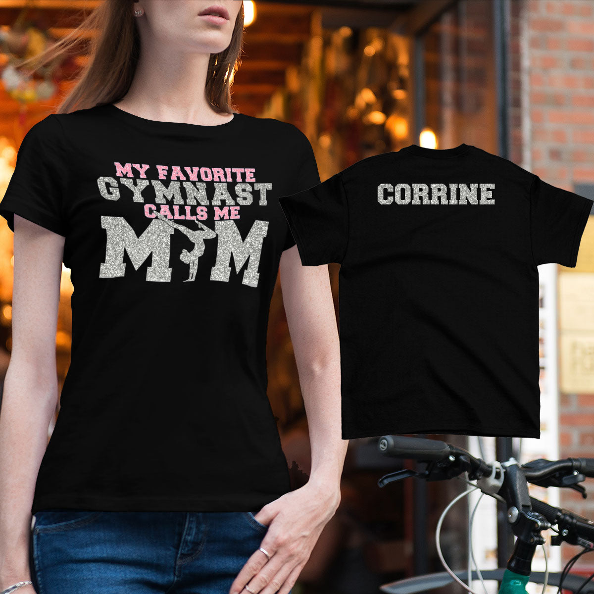 personalized My Favorite Gymnast Calls Me Mom shirt