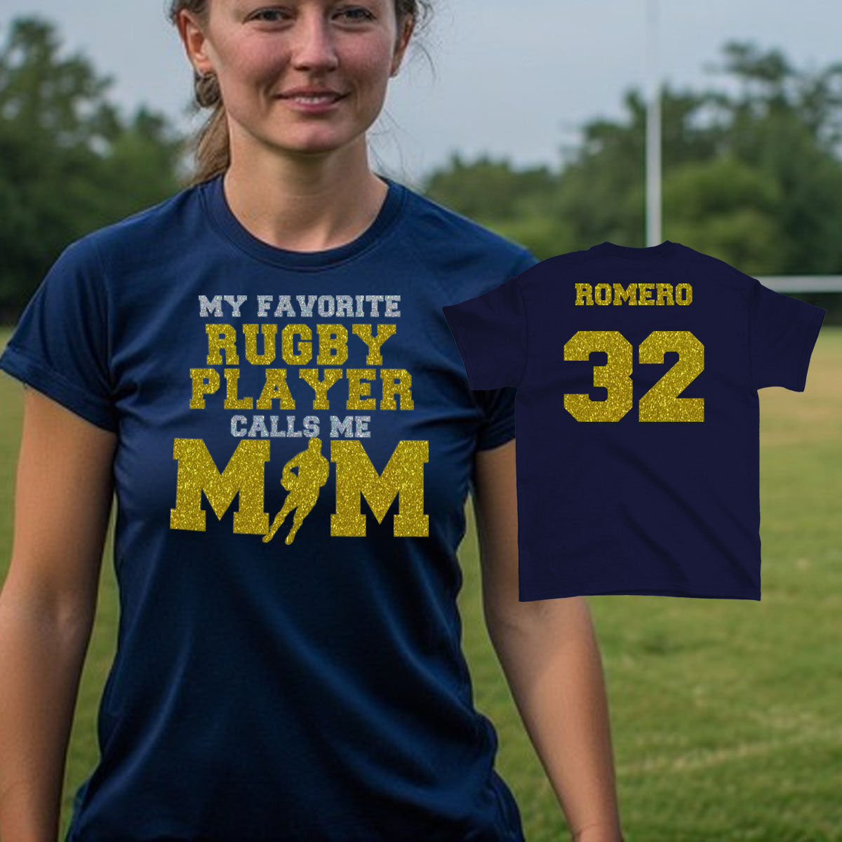 My Favorite Rugby Player Calls Me Mom shirt