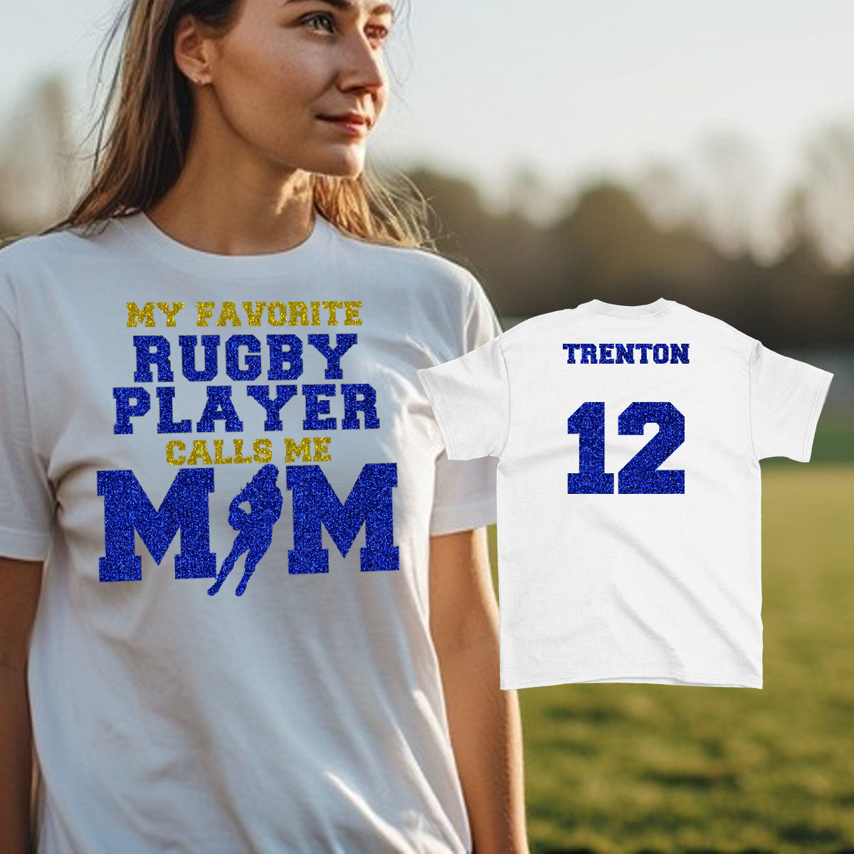 My Favorite Rugby Player Calls Me Mom shirt