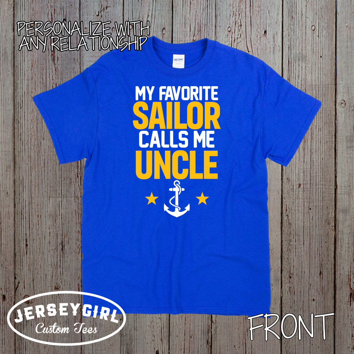 Custom My Favorite Sailor Calls Me Dad shirt