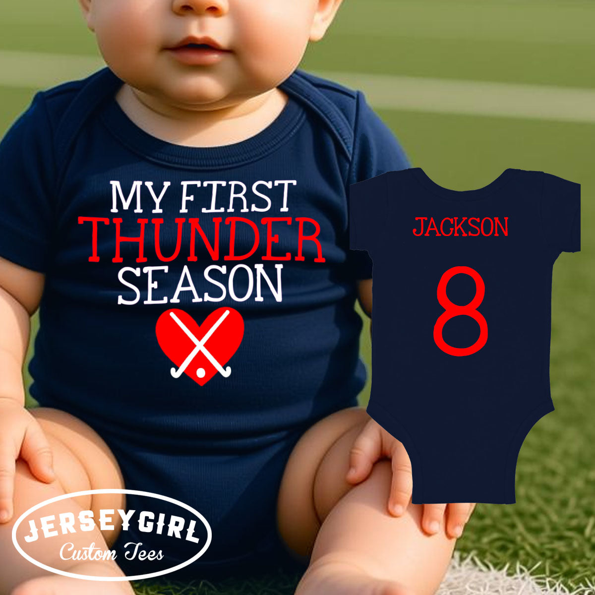 My First Field Hockey Season baby bodysuit