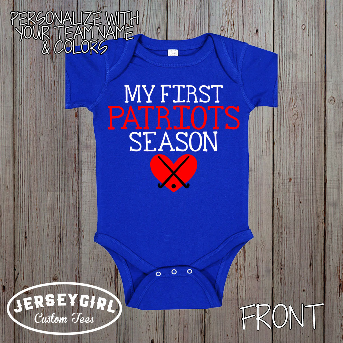 My First Field Hockey Season baby bodysuit