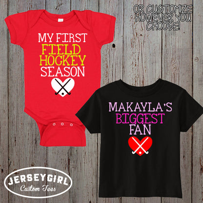 My First Field Hockey Season baby bodysuit