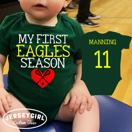 My First Lacrosse Season bodysuit