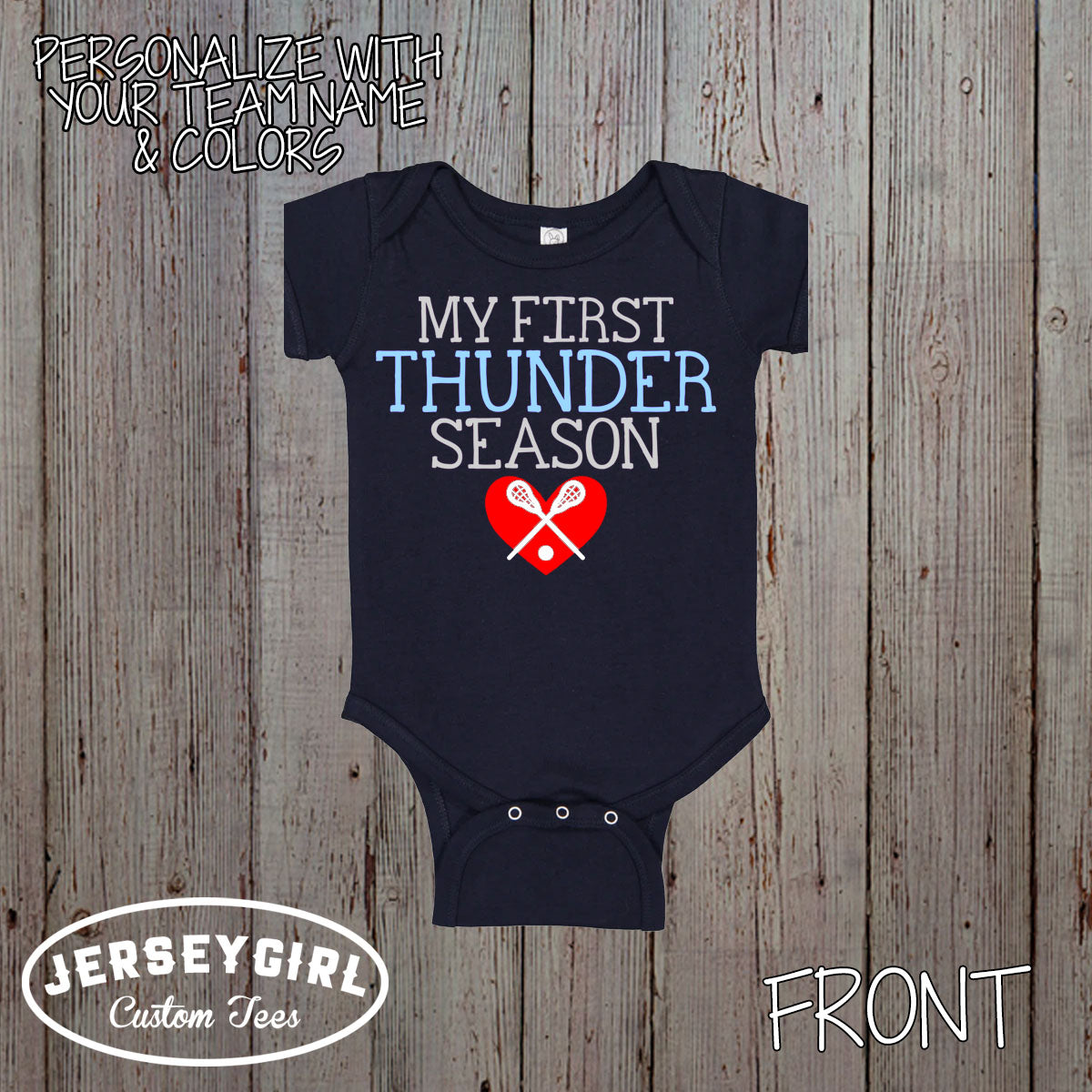 My First Lacrosse Season bodysuit