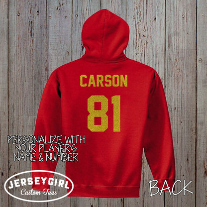 My Heart is on That Field Baseball Hoodie