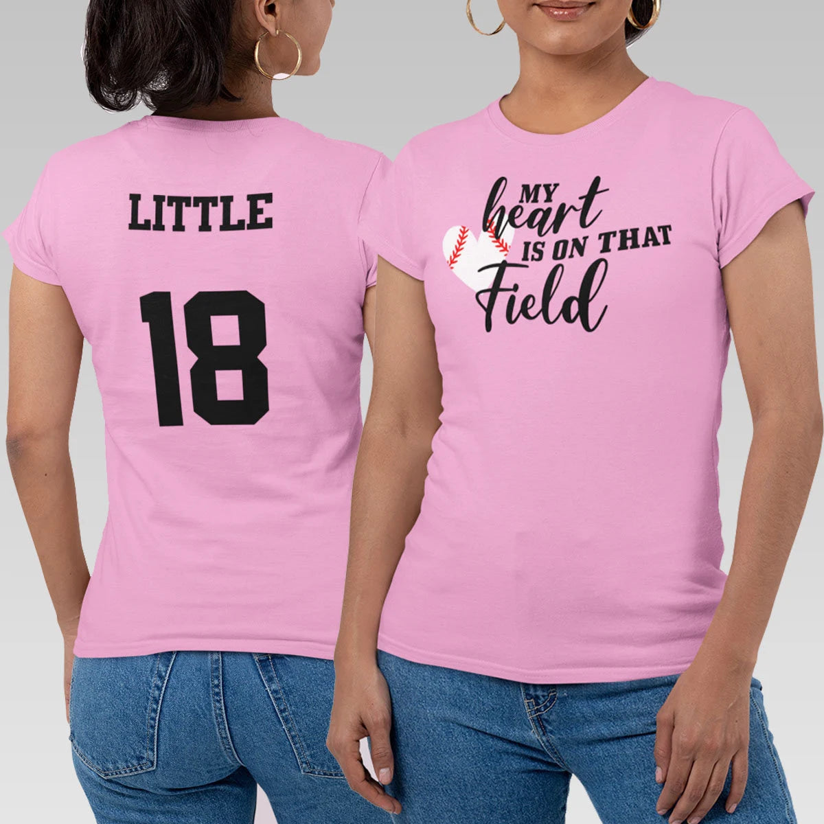 My Heart is on That Field baseball shirt