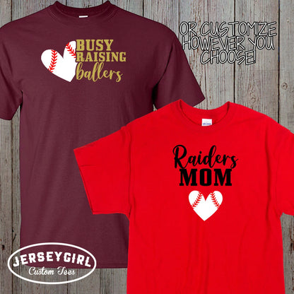 My Heart is on That Field baseball shirt